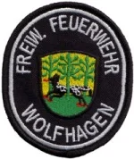 Das Ärmelabzeichen der Feuerwehr Wolfhagen
